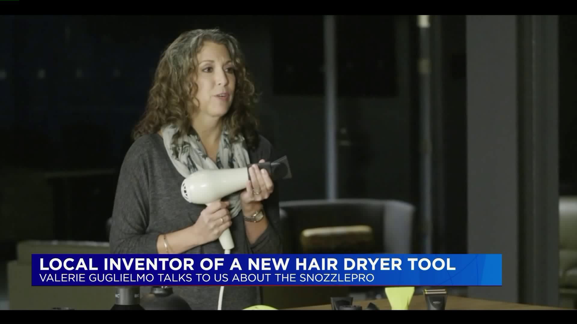 Local inventor creates new hair dryer invention