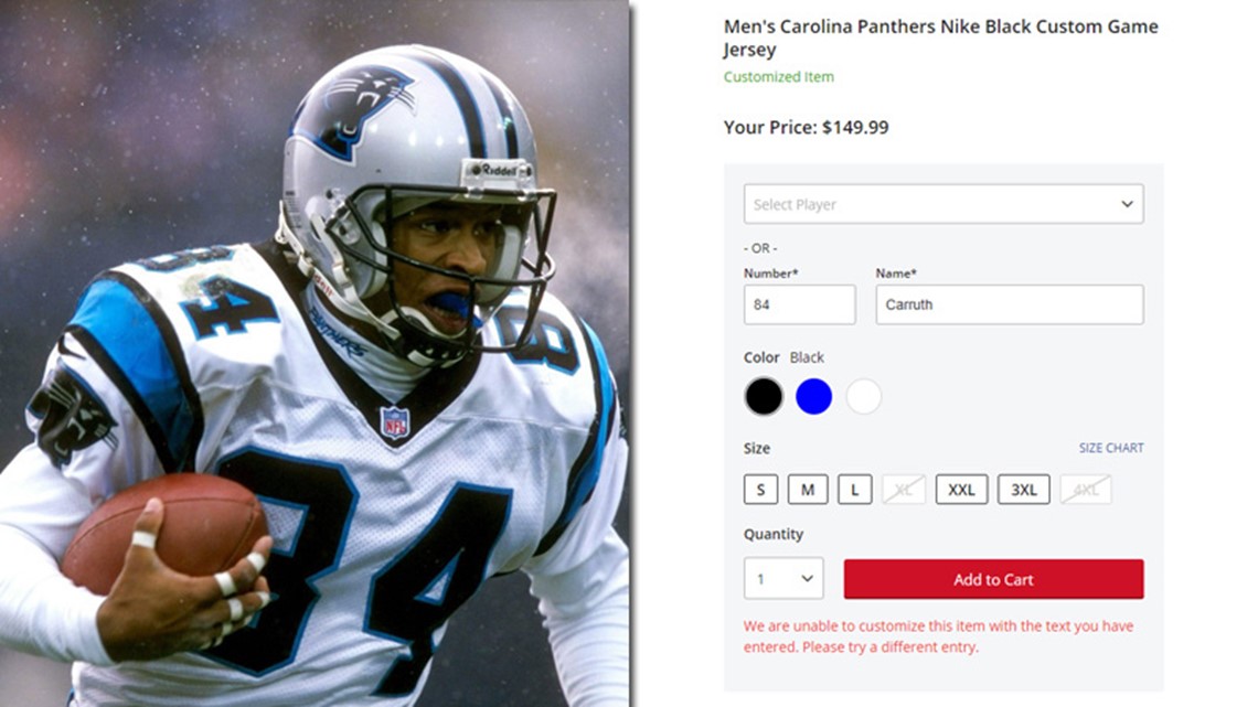 rae carruth jersey for sale