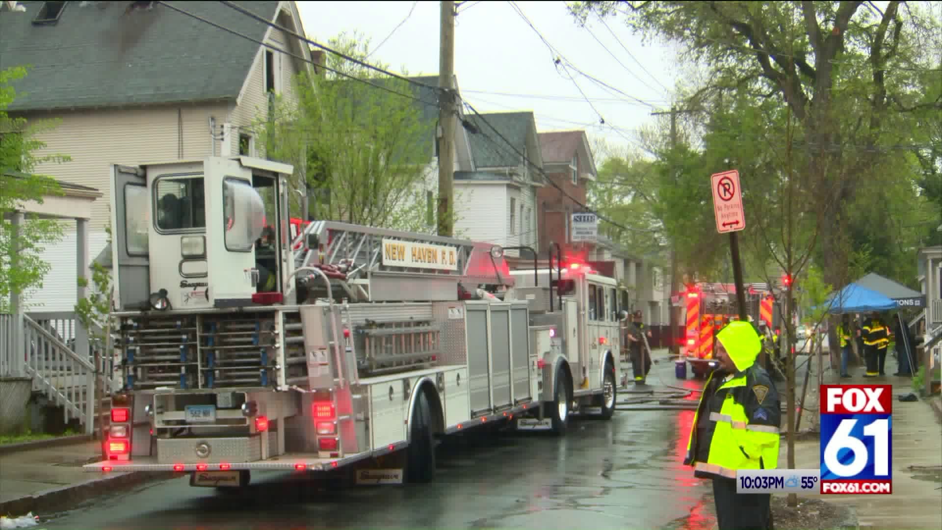 Two-dead in New Haven fire, over a dozen displaced