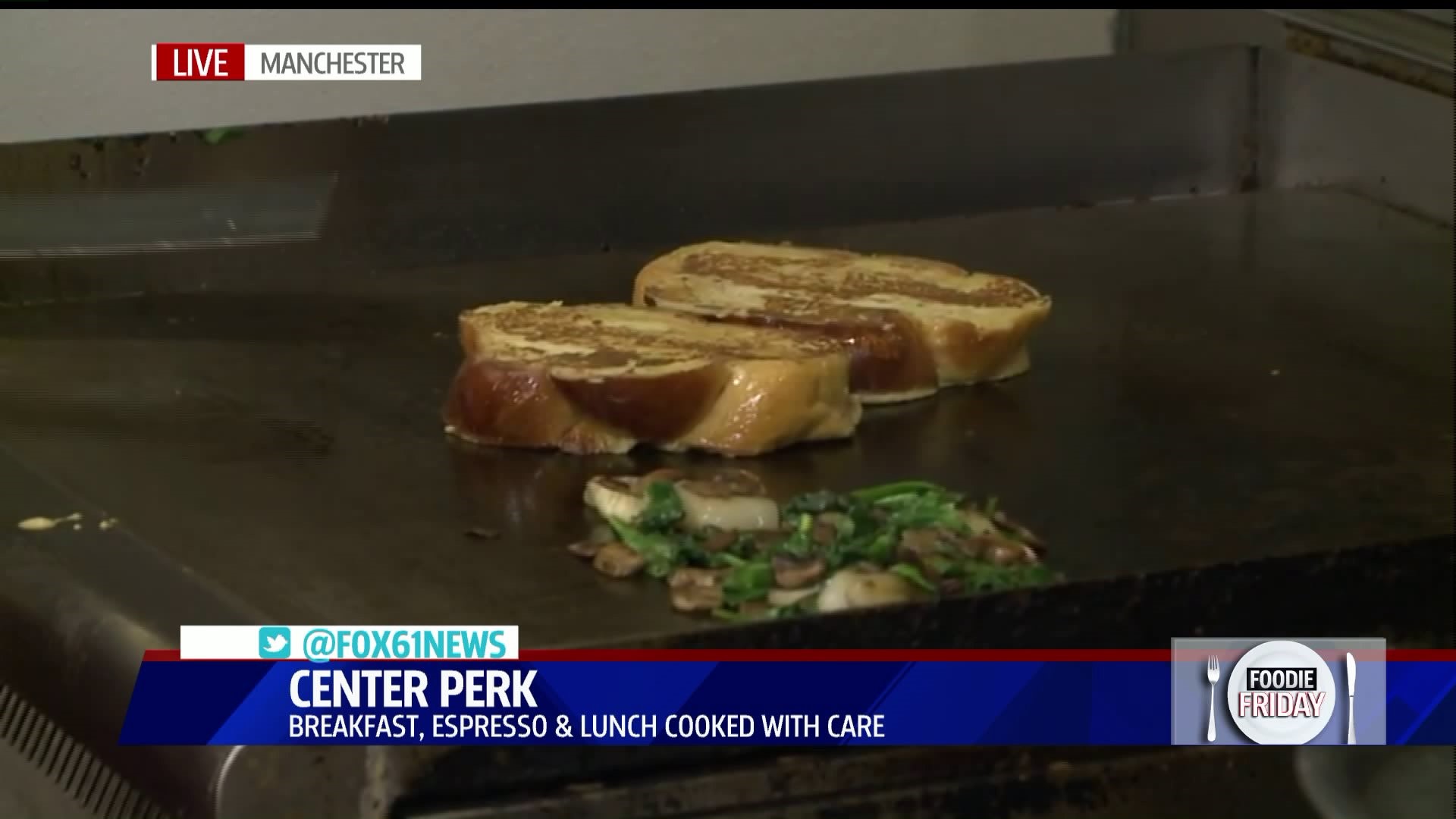 Foodie Friday at Center Perk in Manchester
