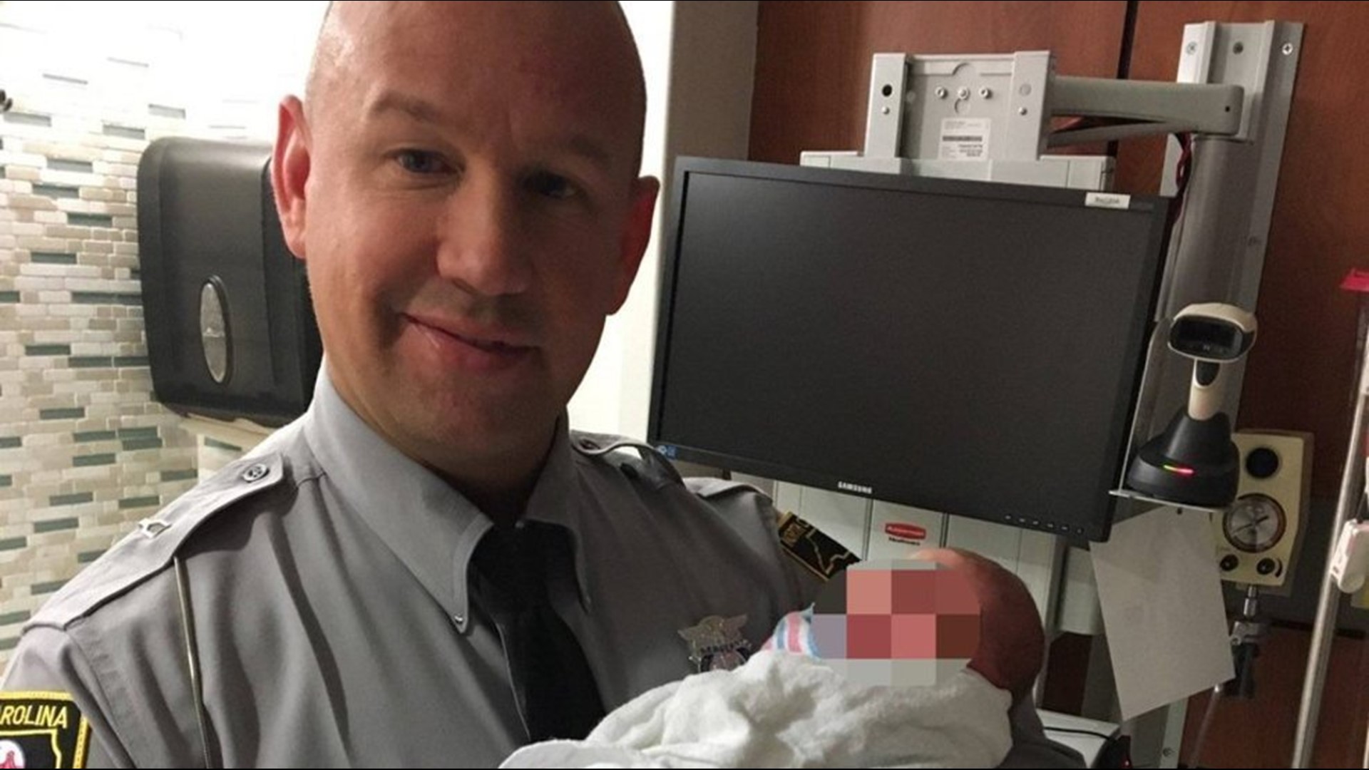 State Trooper Who Stopped Speeding Van Helps Deliver Baby | Fox61.com