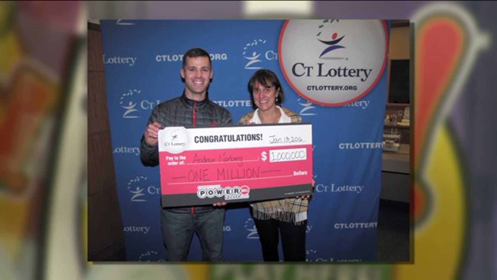 Coast Guard instructor wins cool million in New London Powerball play