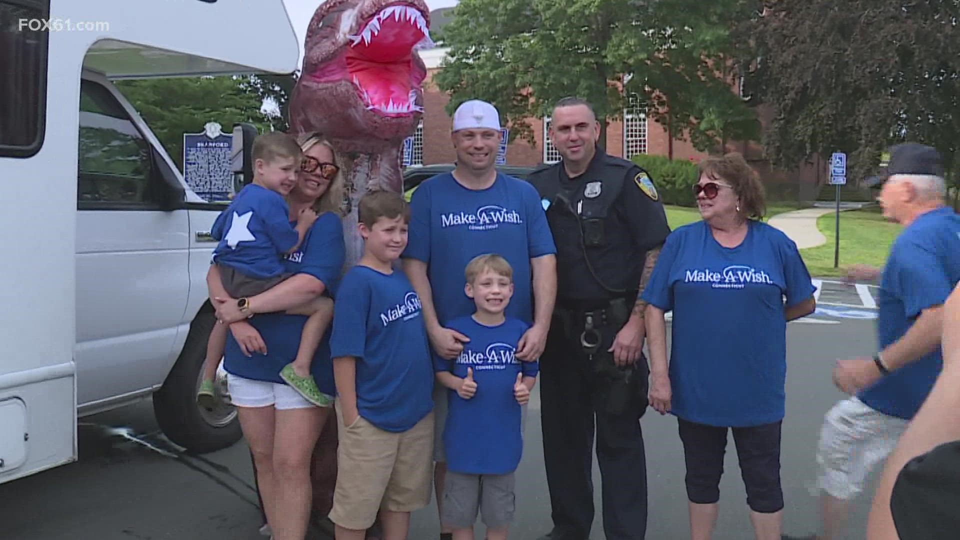 Make-A-Wish sends Branford boy off on week- long camping trip | fox61.com