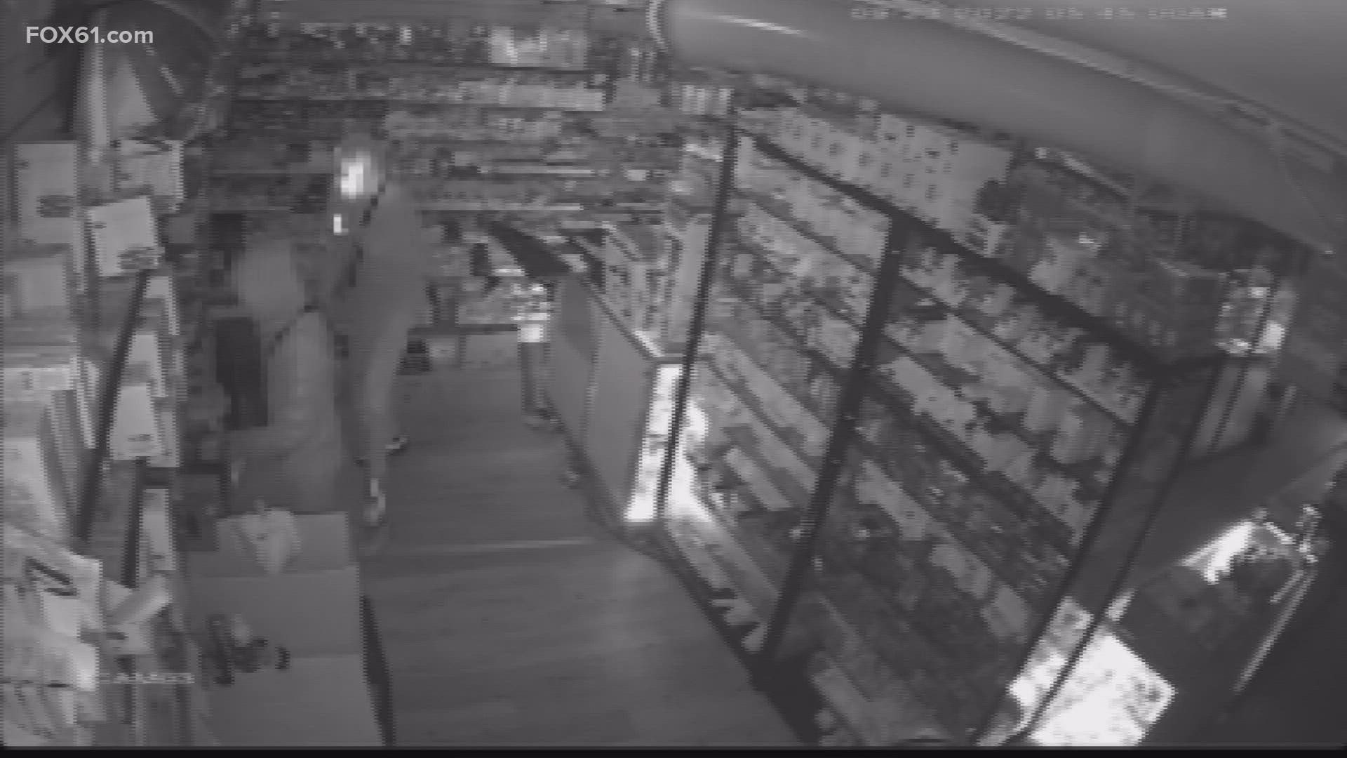 it's still too early in the investigation to know if the four Milford business break-ins, over a span of four hours early Friday morning, are related.