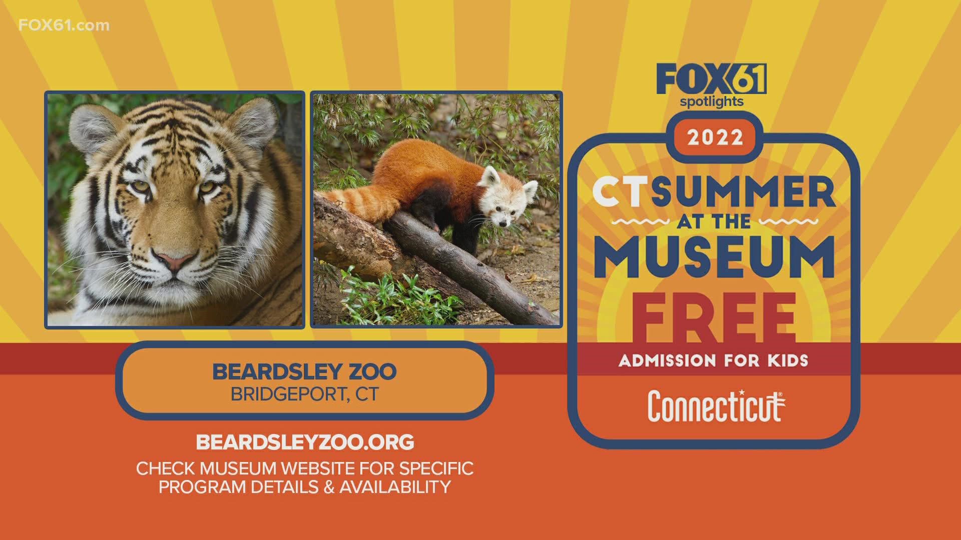 Kids 18 and under can visit the Beardsley Zoo in Bridgeport for free with an adult who is a resident of Connecticut. It runs through Sept. 5.