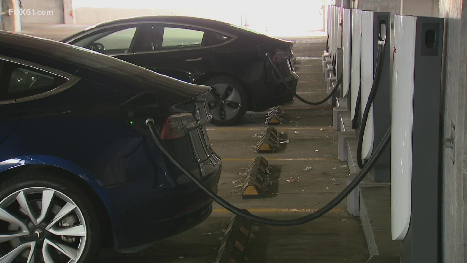 "I think we were reaching a tipping point to begin with but the high gas prices are acting as an accelerant," said Barry Kresch, president of the EV Club of CT.