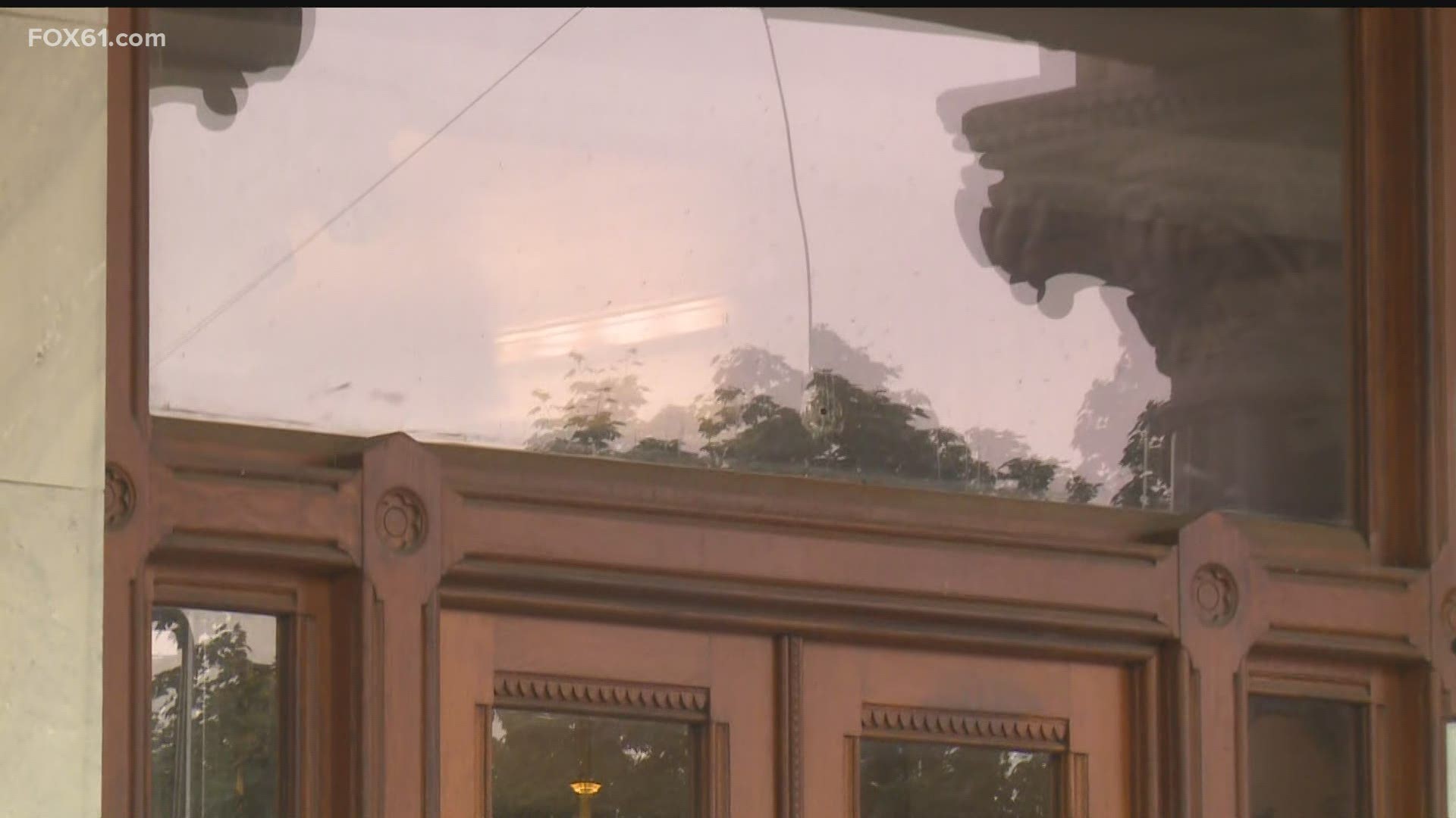 Three bullet holes were found on the Capitol building.