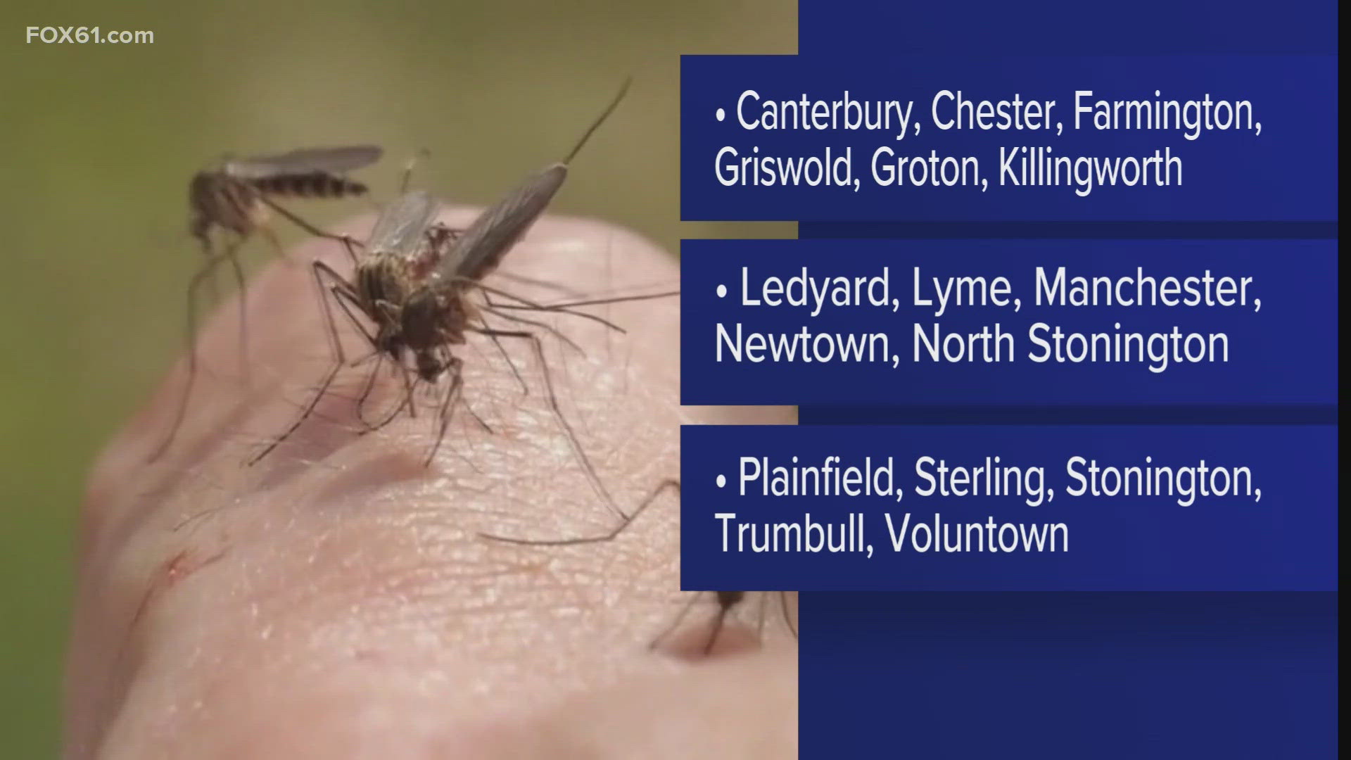 Mosquito season will continue until the first hard freeze, which will bring mosquito activity to an end, according to state researchers.