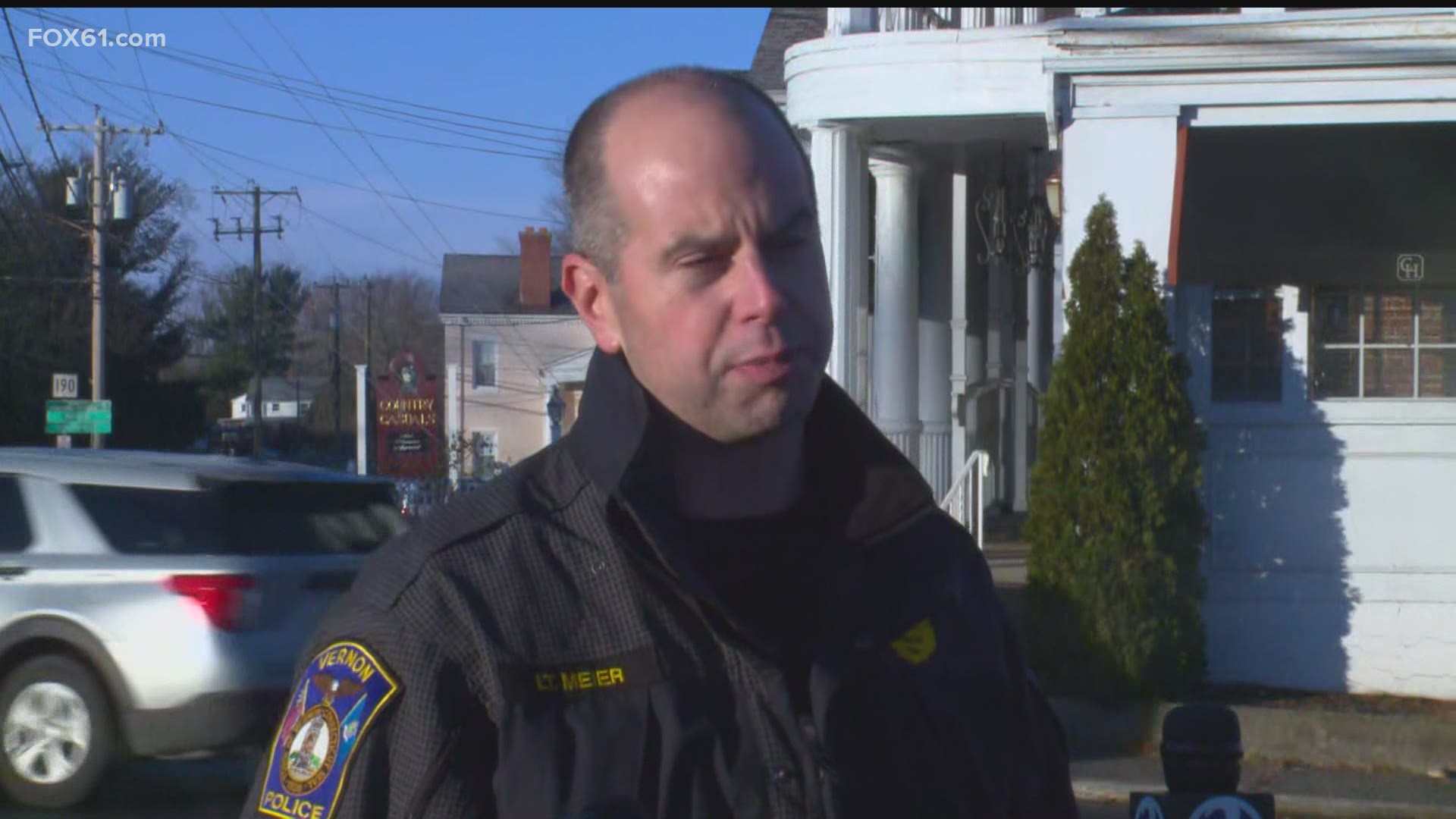 Police search for 'armed and dangerous' suspect after Vernon shooting