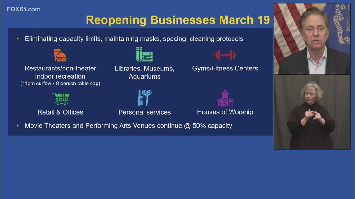 CT Restuarants get the green light but still won't be able to operate a