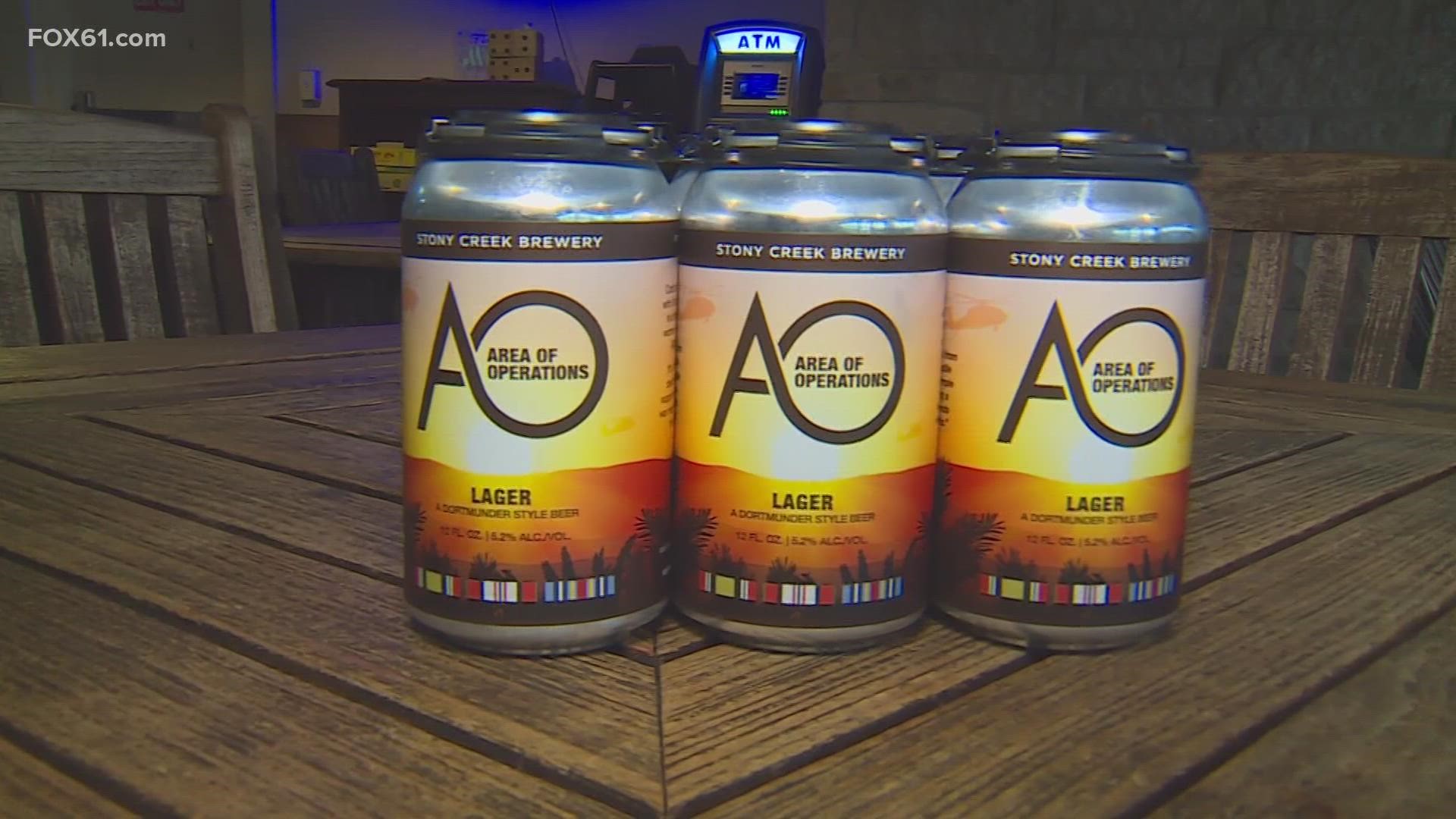The new brew is part of an initiative to raise money for the first-ever monument in Connecticut honoring veterans of the Afghanistan and Iraq Wars.