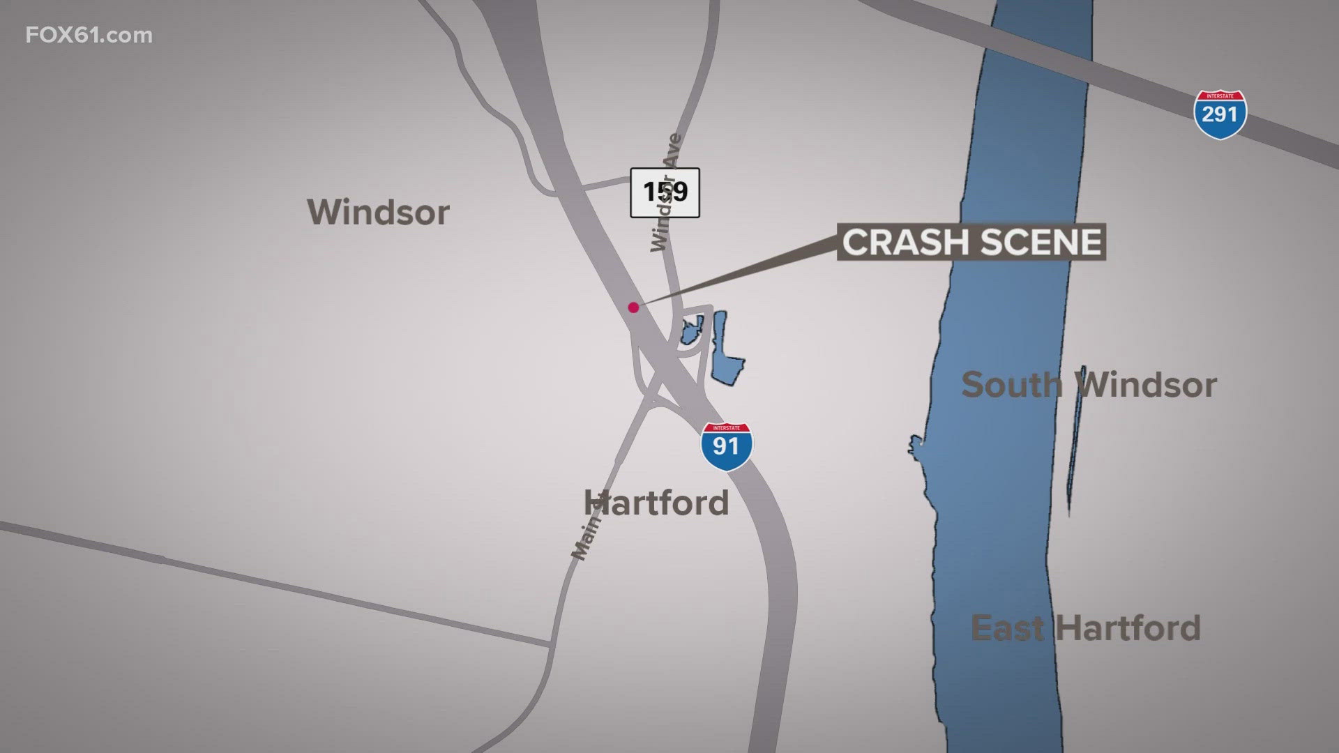 A driver struck a tree off I-91 north resulting in a fatal crash.