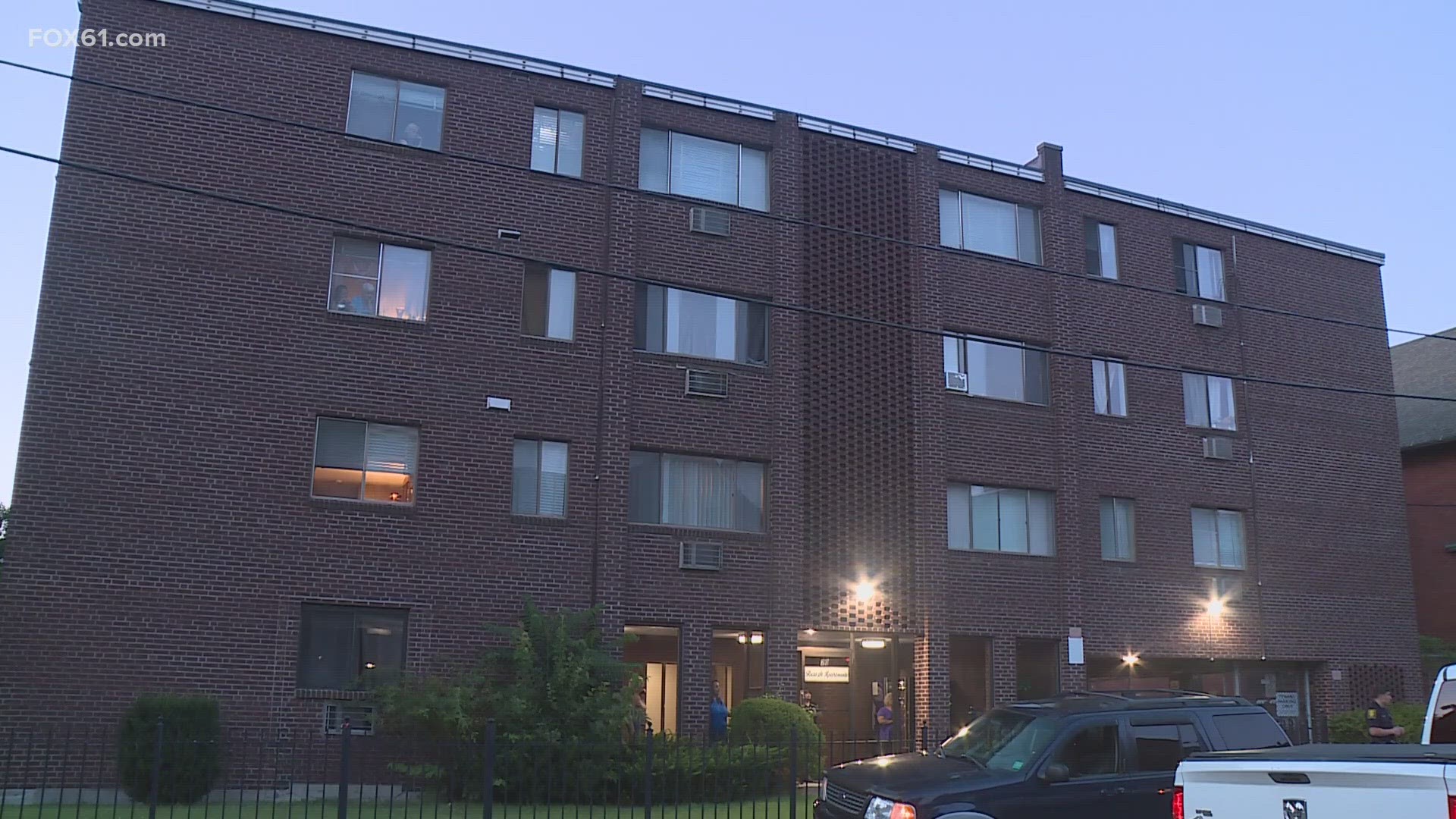 Police said that two people were found dead by gunshot wounds in a Russ Street apartment Monday evening.