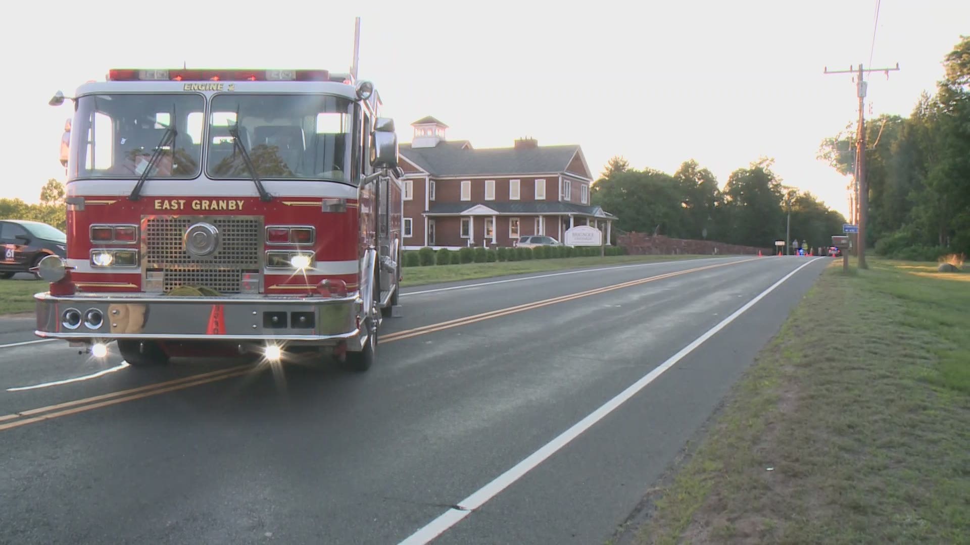 Police say the crash happened on Hartford Avenue (Route 189).
