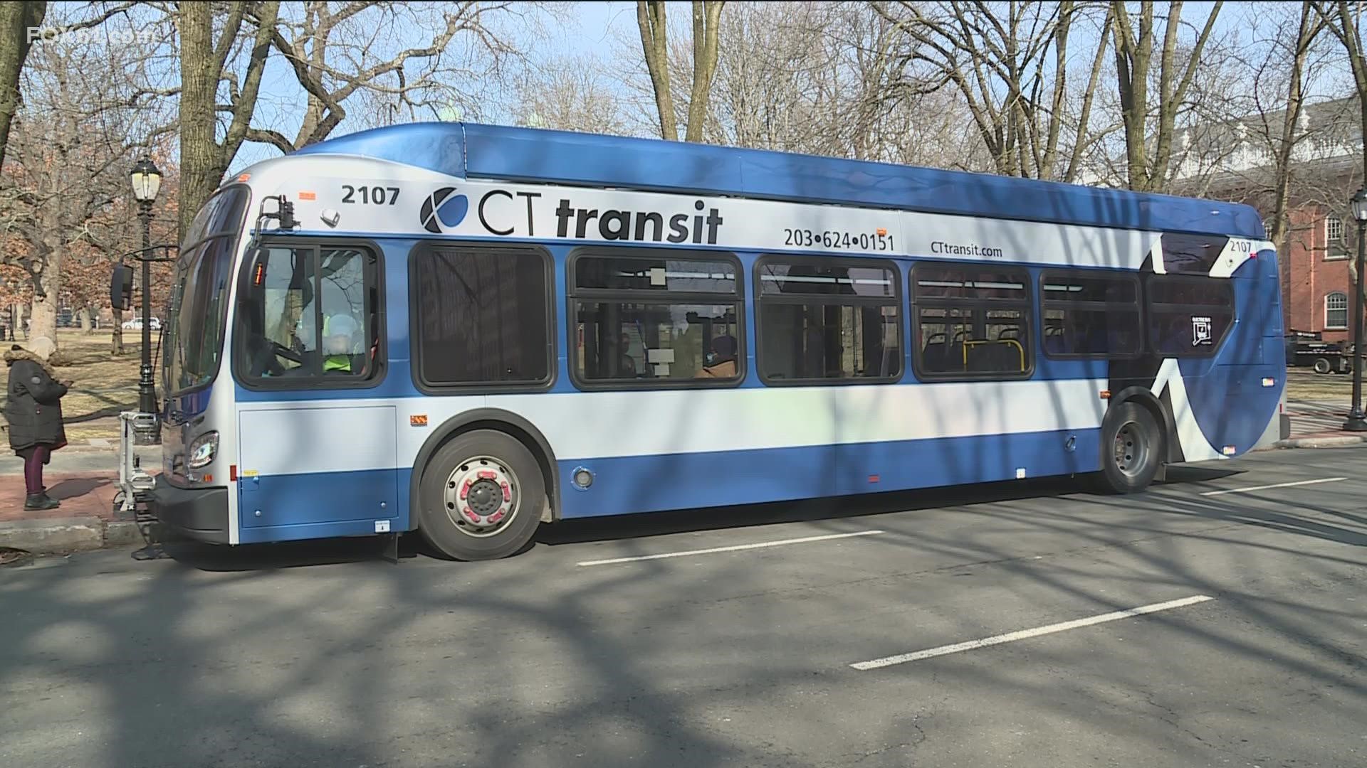 The state is buying 22 new buses with federal grant