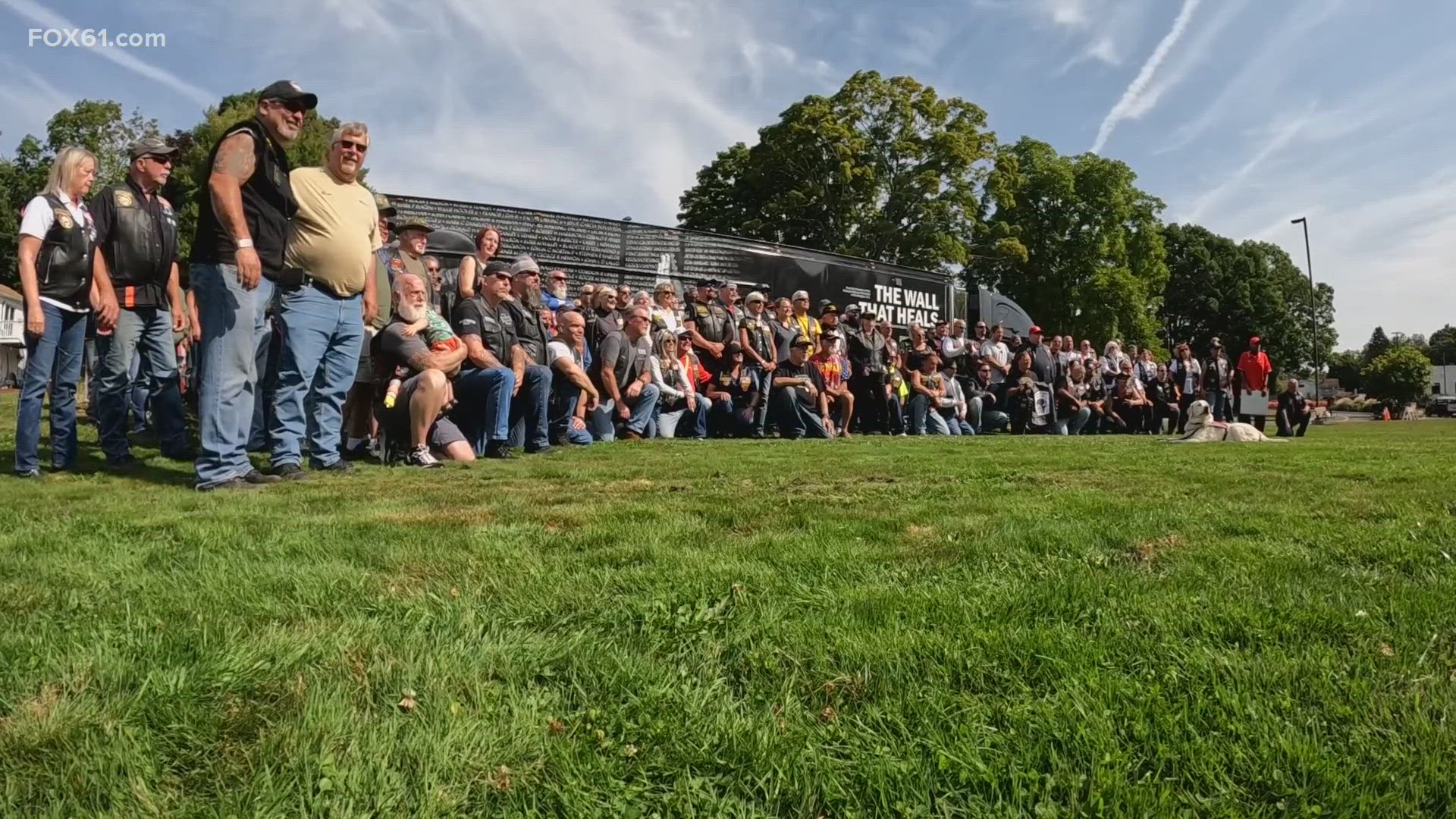 The Wall that Heals | That's what traveled through Manchester Tuesday. The Vietnam Memorial will be set up this weekend at Charter Oak Park.