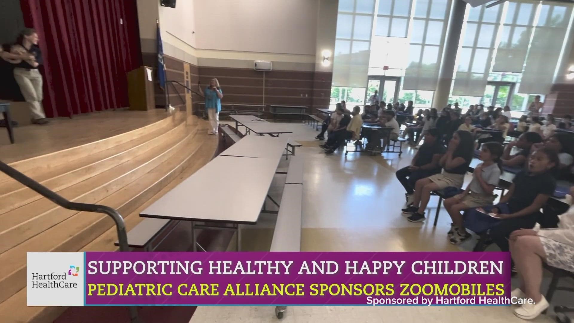 Hartford HealthCare's pediatric alliance sponsors zoo mobiles to support healthy and happy kids.