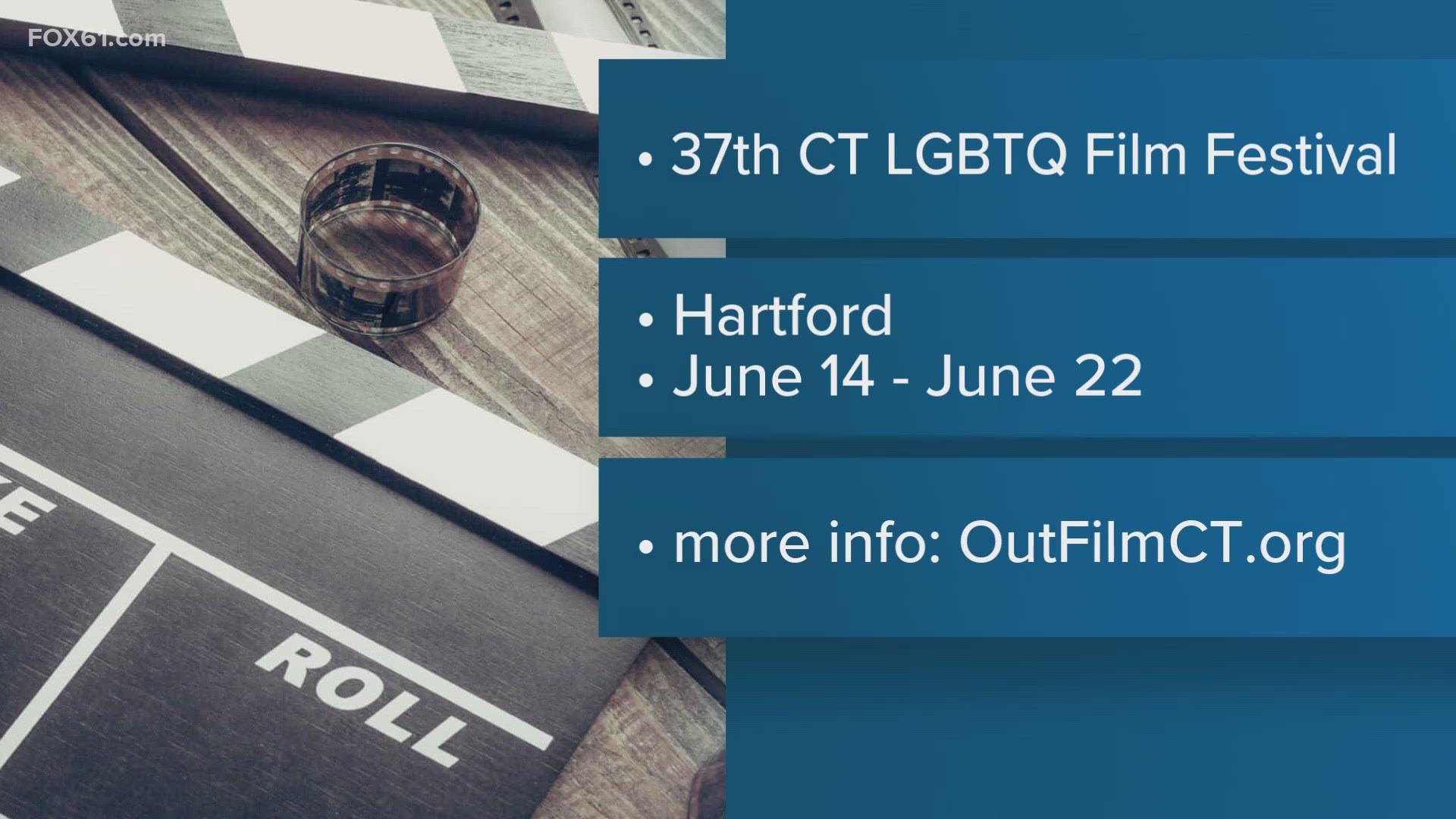 Out Film CT's LGBTQ Film Festival is happening June 14-22 at Trinity College and CT Science Center.