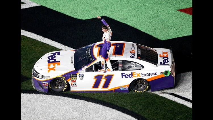 Denny Hamlin Cruises To 2nd Daytona 500 Victory In 4 Years Fox61 Com