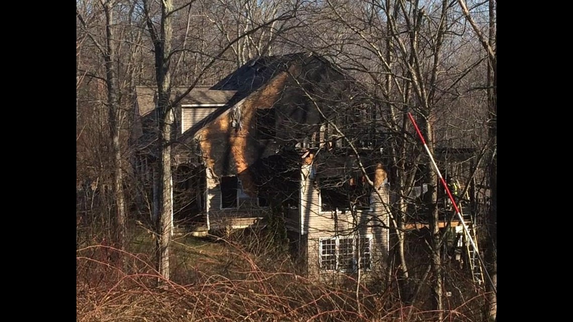 Crews battle house fire in Torrington