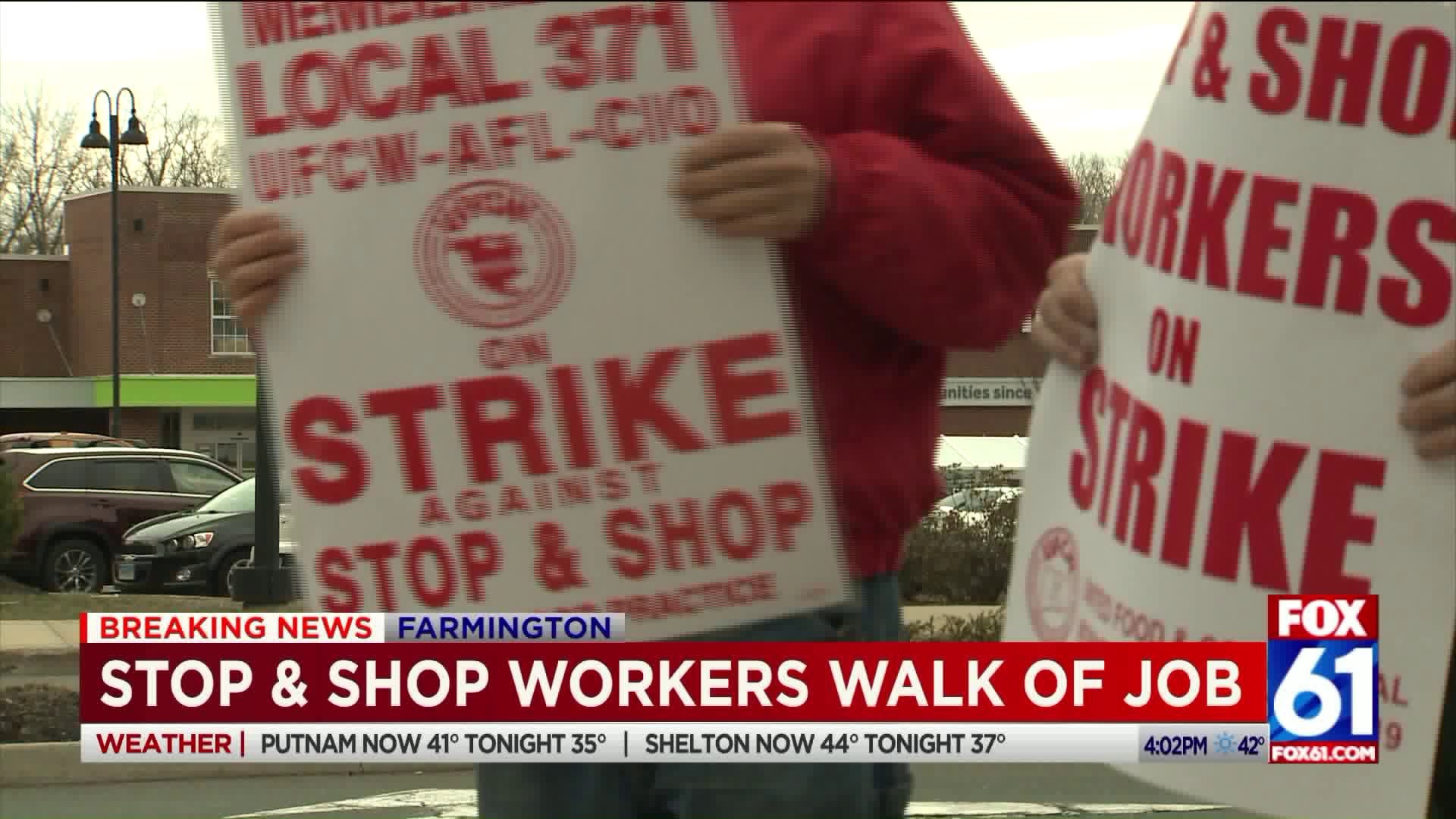 Stop and Shop workers on strike