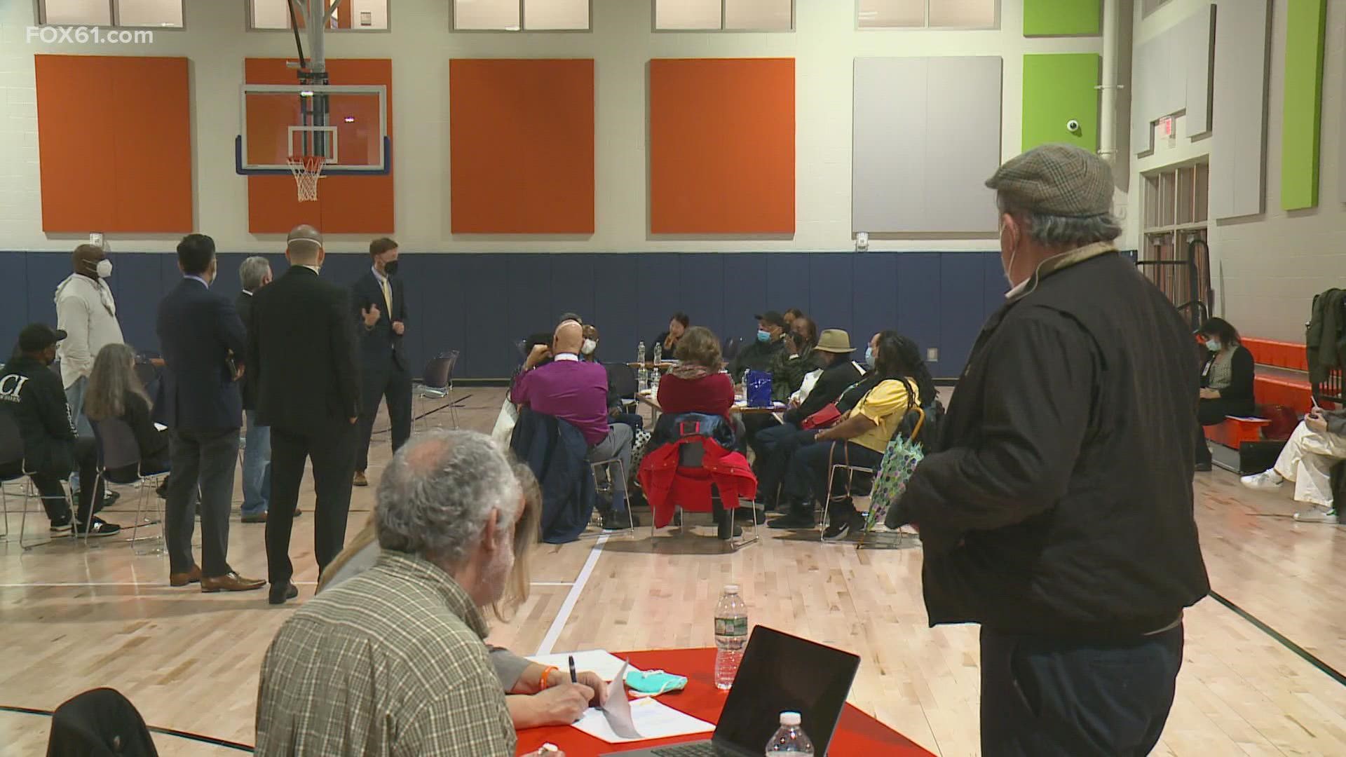 A community listening session was held in New Haven to discuss gun violence.