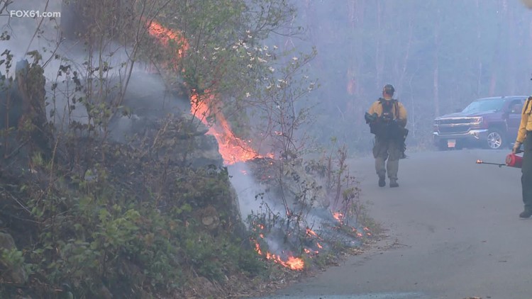 Crew continue battle against Middletown brush fire
