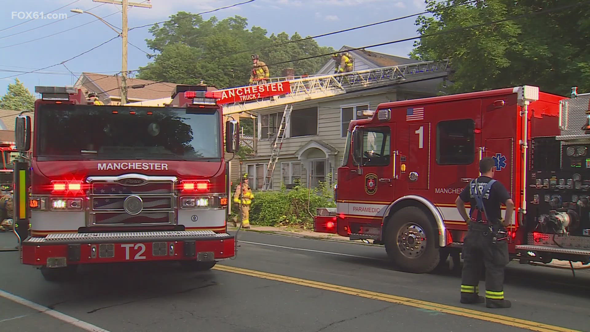 This hot weather is a challenge for everyone, especially for those who have to brave the heat. FOX61's Jim Altman shows how Manchester firefighters stay cool.