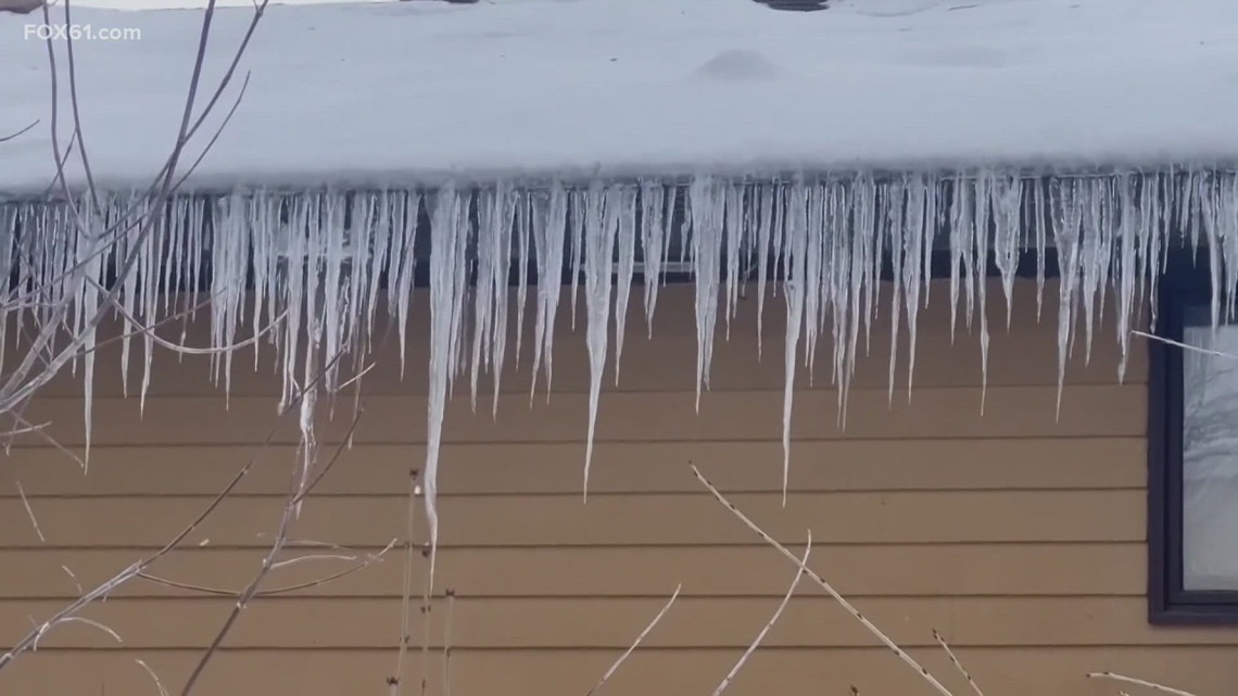Connecticut homeowners face rising ice dam problem after heavy snowfall