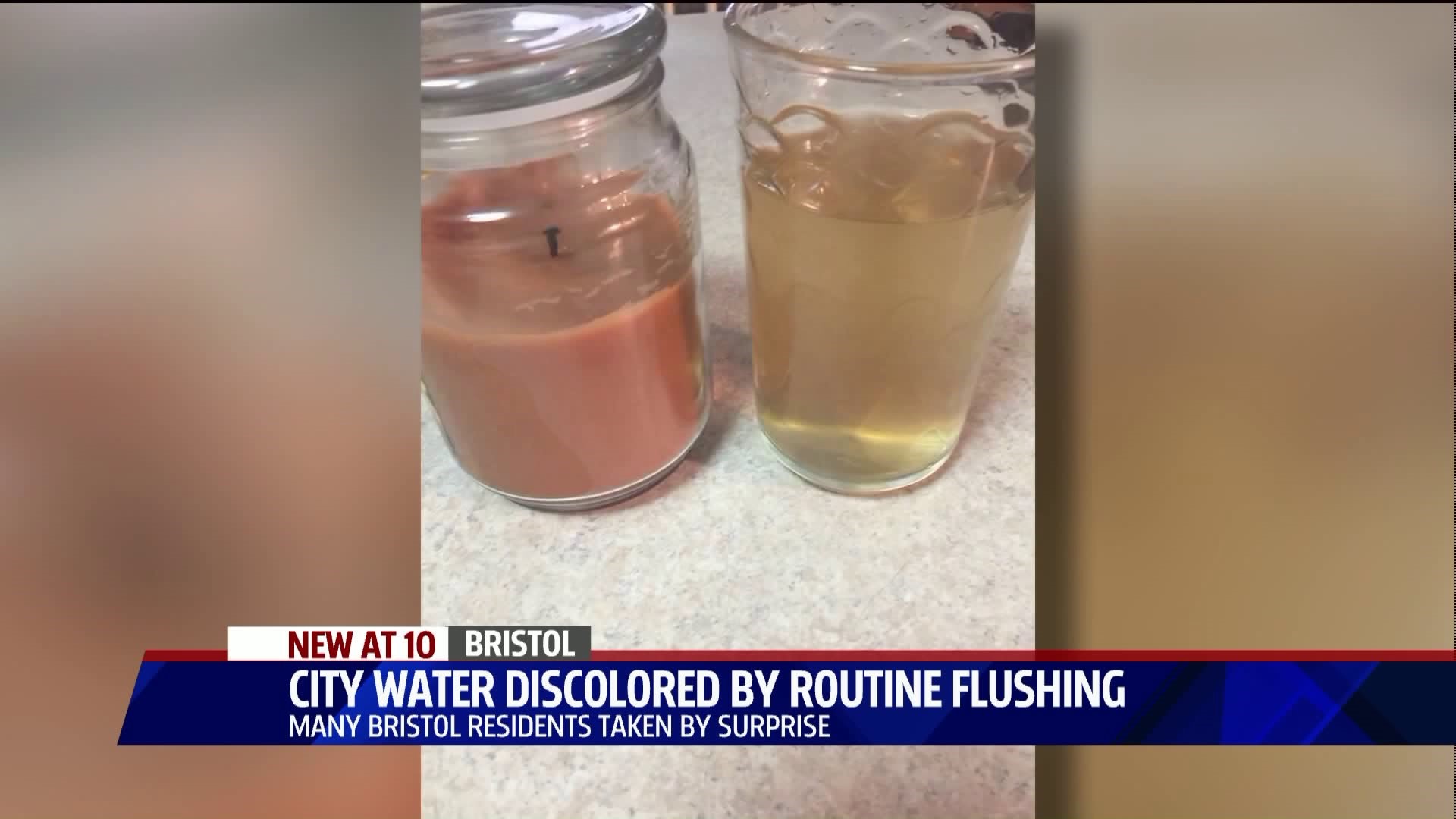 Brown Water Coming From Bristol Faucets During Water Dept