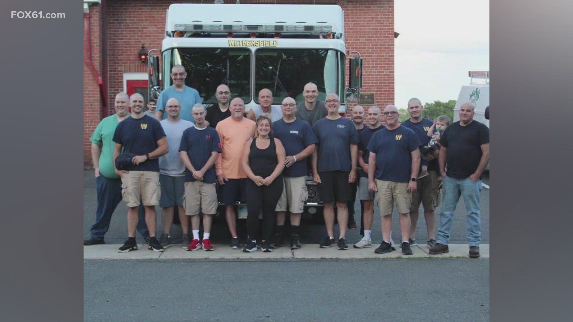 Wethersfield Fire Dept. shaves heads in support of Asst. Chief battling cancer, 15th birthday celebration at CT Science Museum, and Savi's last day of school.