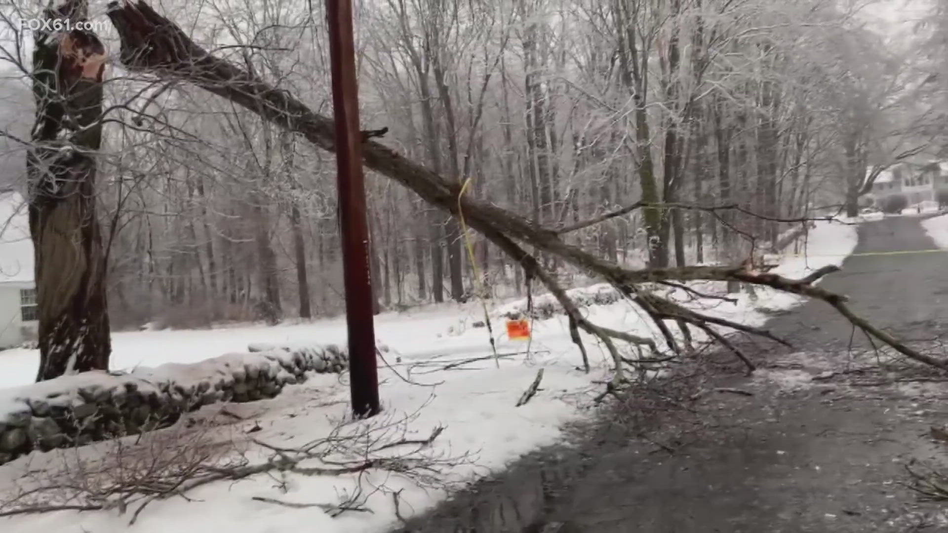 Utility crews work to restore power in Connecticut after winter storm ...