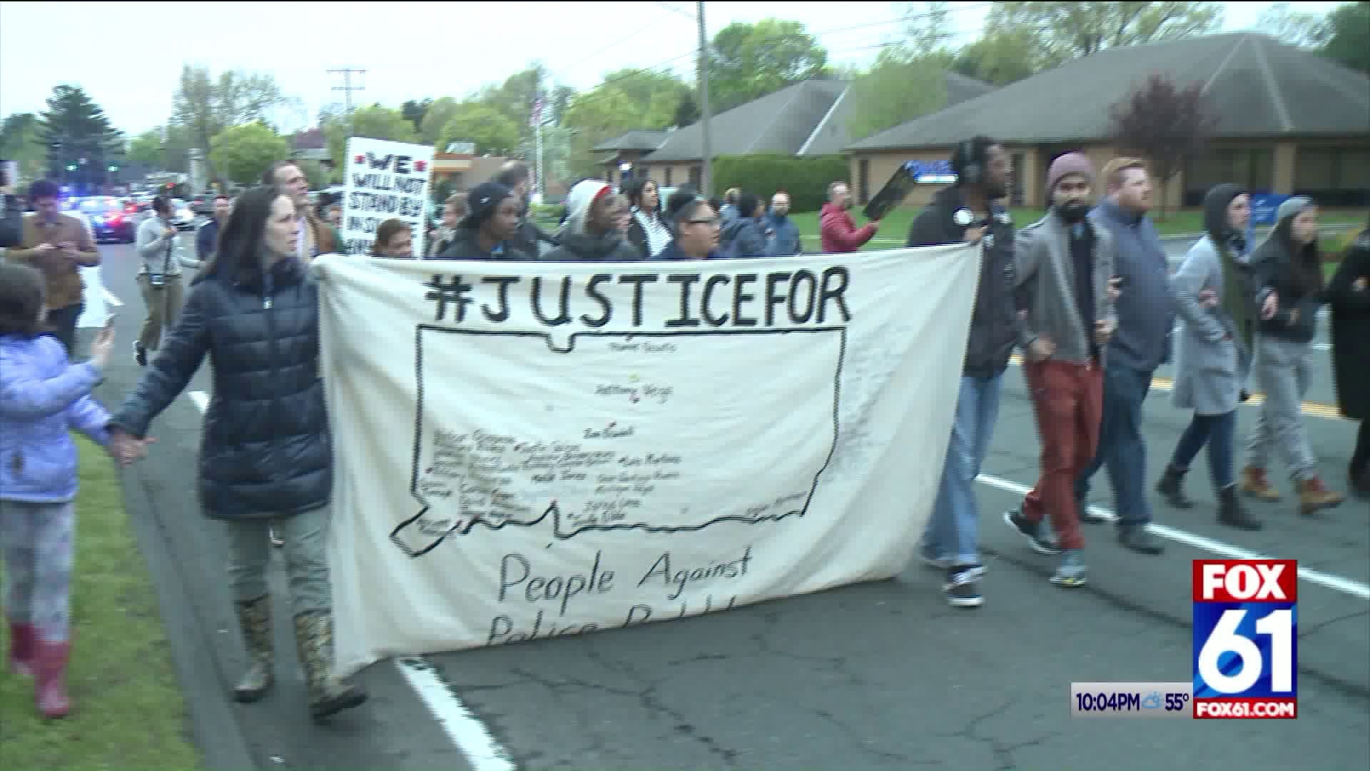 Newly released video of officer involved shooting inspires more protests in Wethersfield