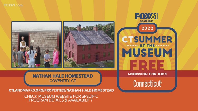 FOX61 Highlights CT Summer at the Museum: Nathan Hale Homestead