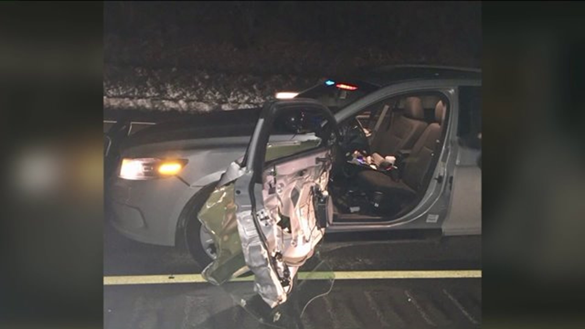 Narrow escape for trooper in Guilford