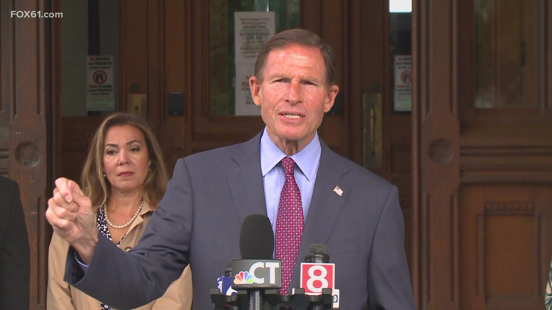 Blumenthal calls state legislation an avalanche with a partisan purpose