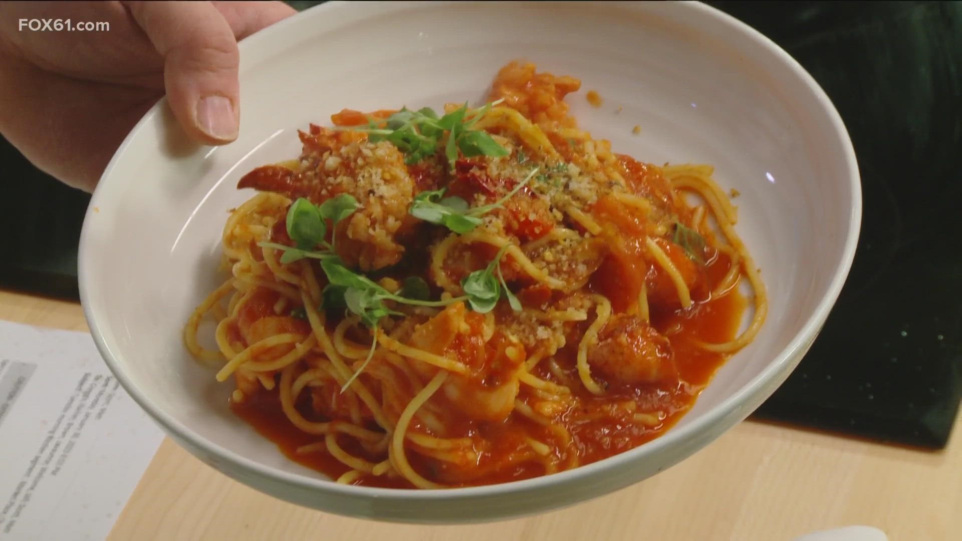 Are you chilly and need a meal full of spice to warm you up? Market Place Kitchen's Mercato has a recipe for spicy lobster pasta that's sure to get your fire going!