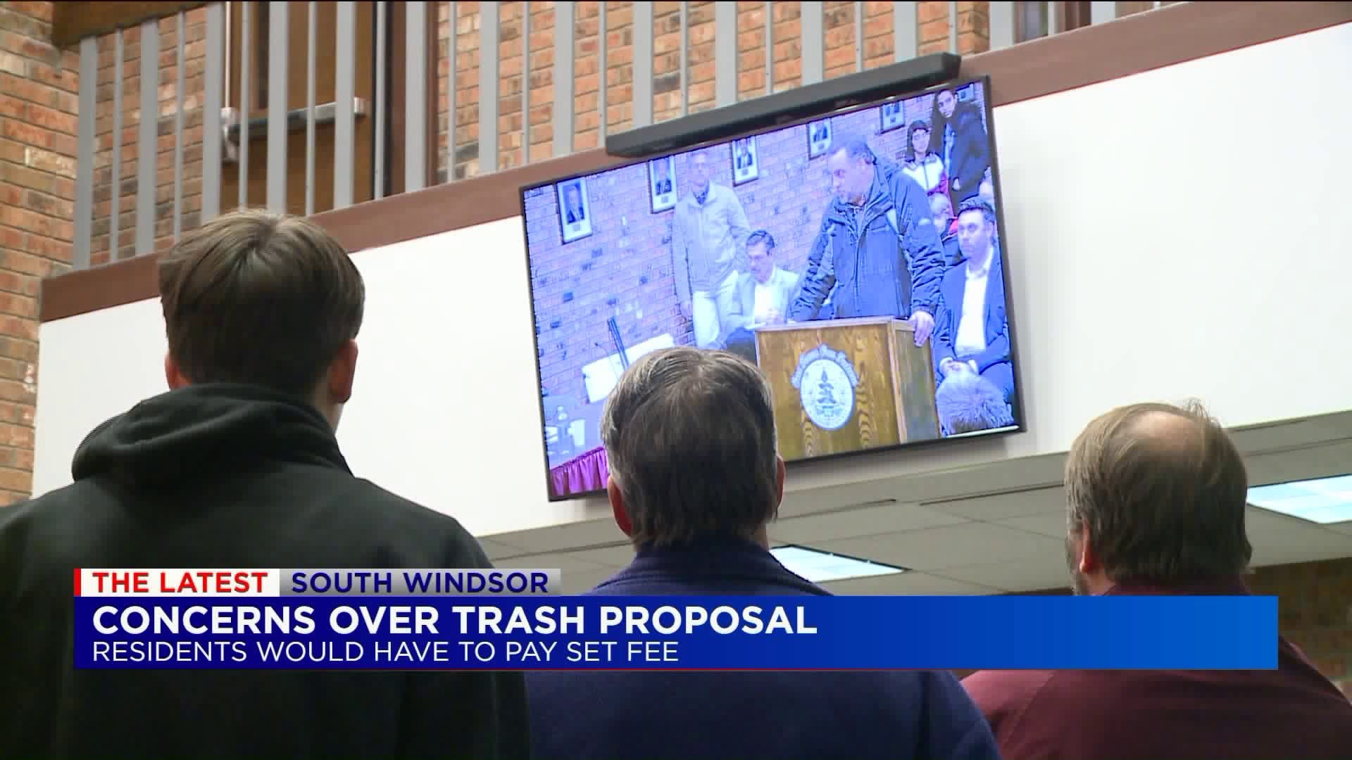 South Windsor trash proposal
