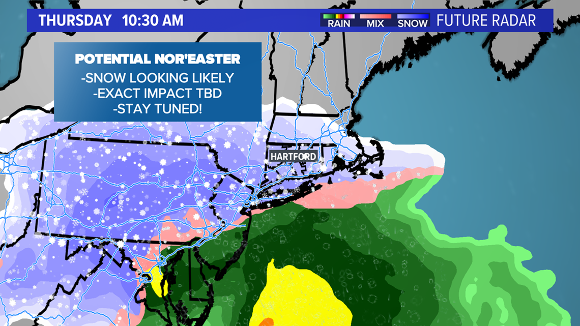 Another northeastern storm coming up on Thursday