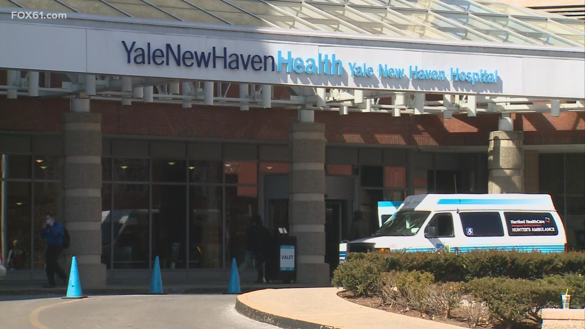 The church is connecting soldiers with Yale-New Haven Health to receive treatment