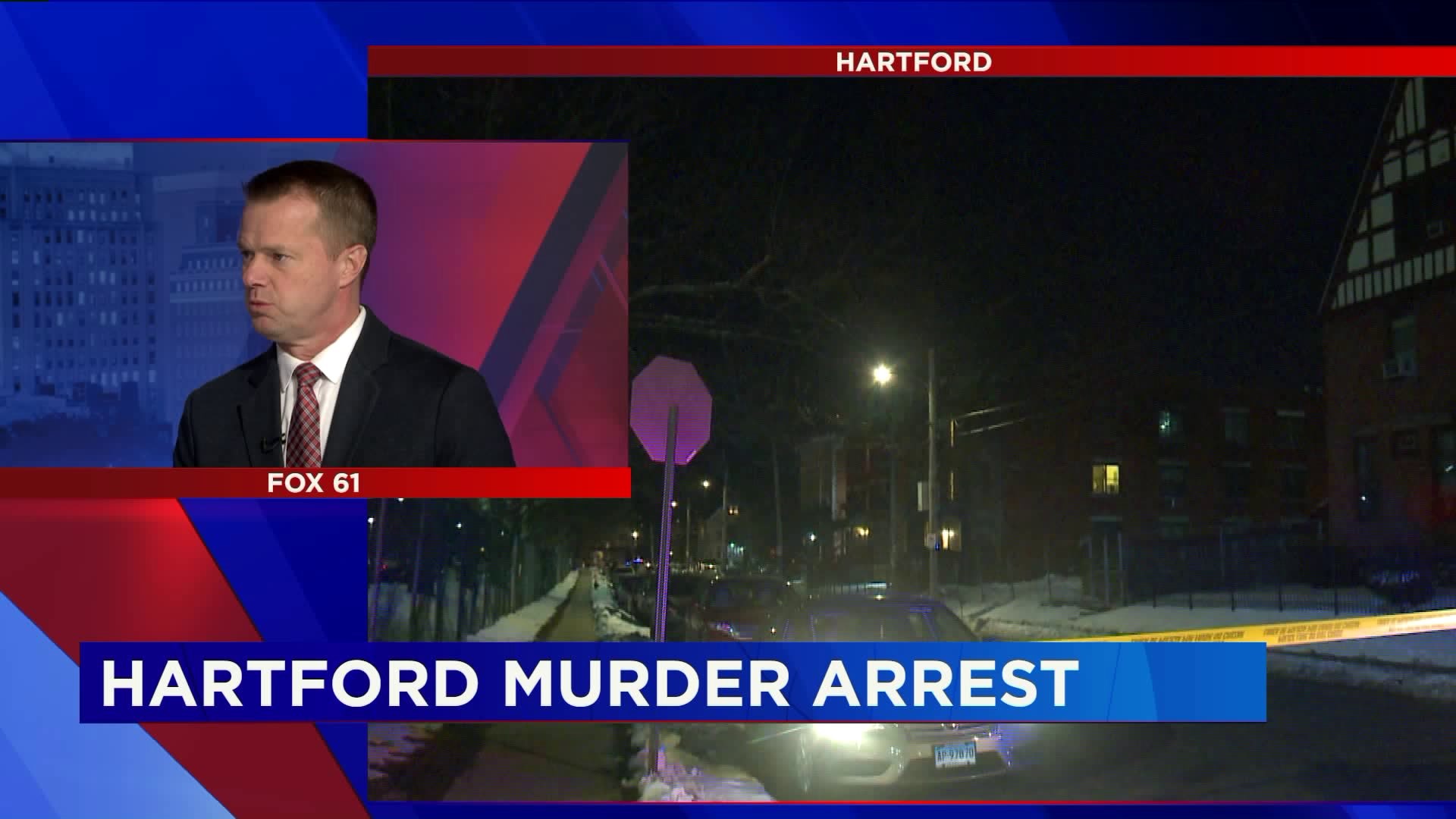 FOX61`s Brian Foley discusses the arrest for the Hartford homicide