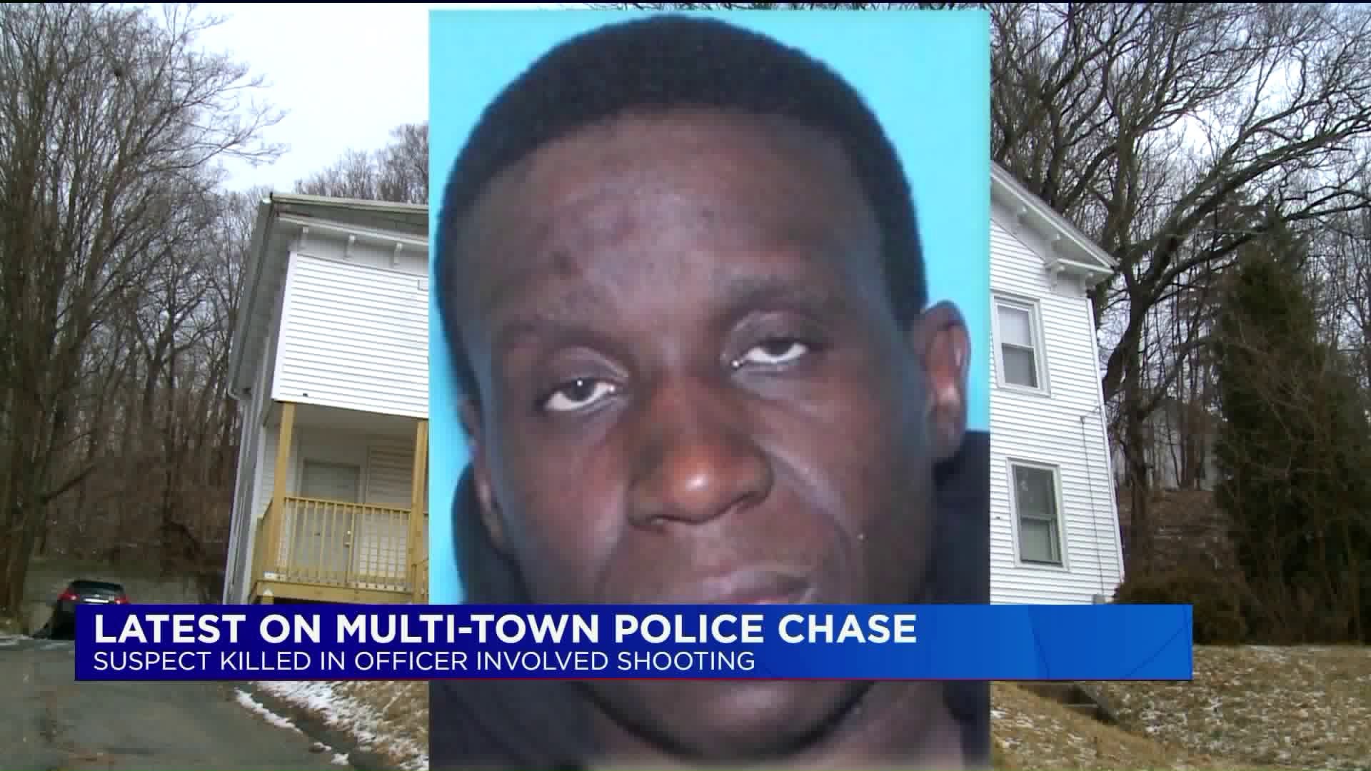 Latest on multi town chase