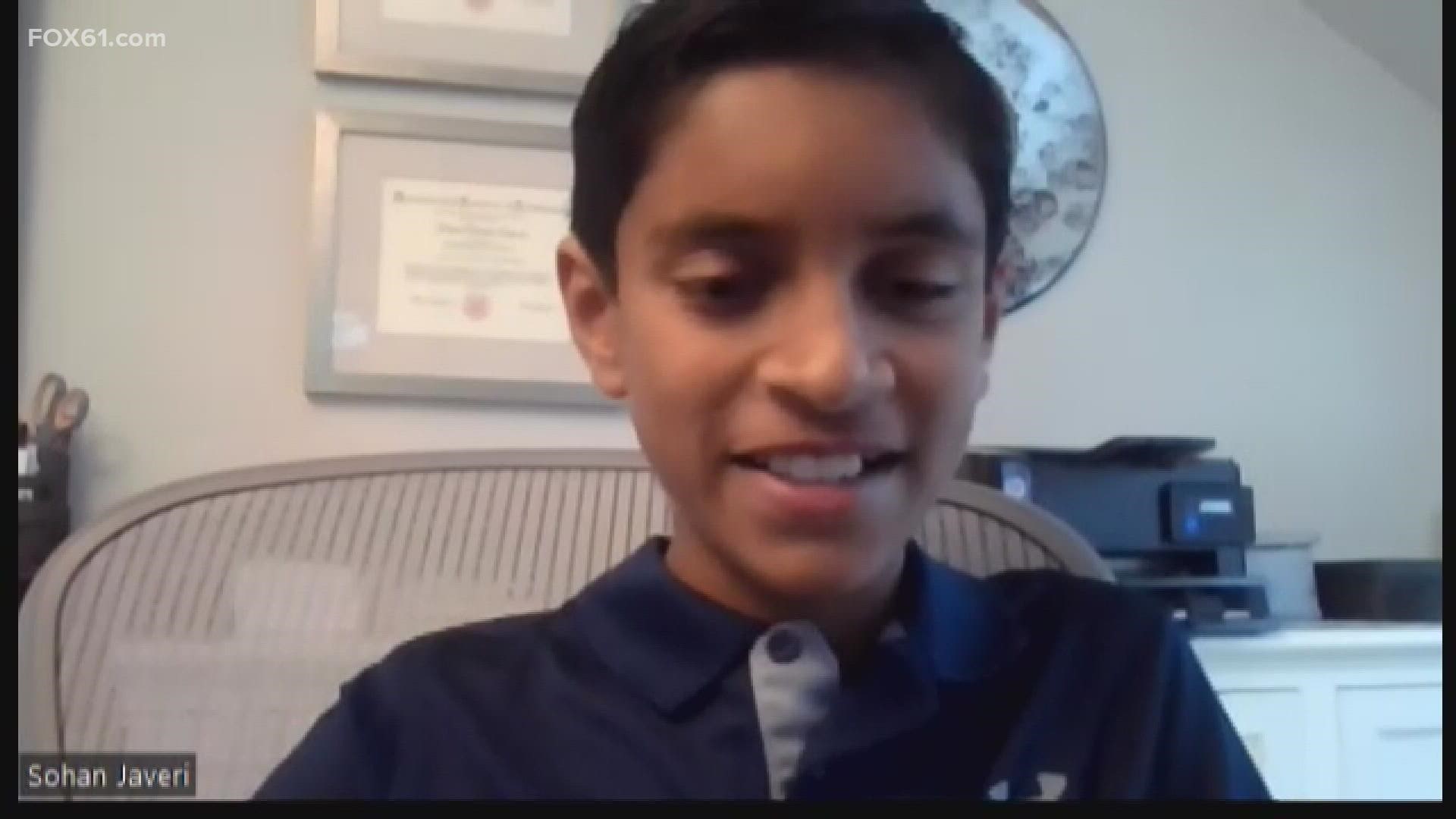 The 12-year-old has also launched an online math tutoring company called Wise Owl Tutoring.