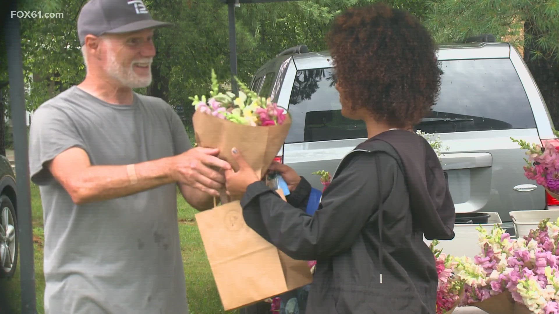 The Hartford community relies heavily on the market to be there providing food, so not even rain or the holiday would stop them.