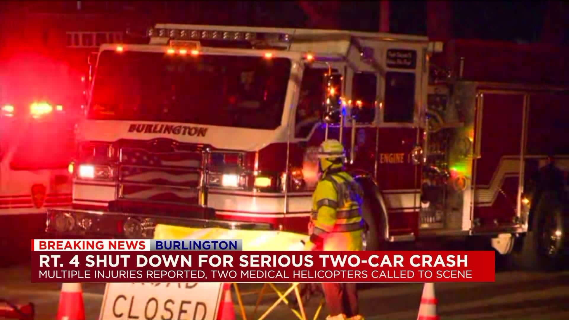 One dead in Burlington crash