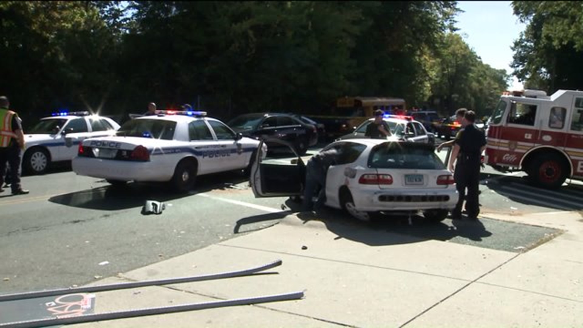 FoxCT exclusive: Hartford officer injured in crash
