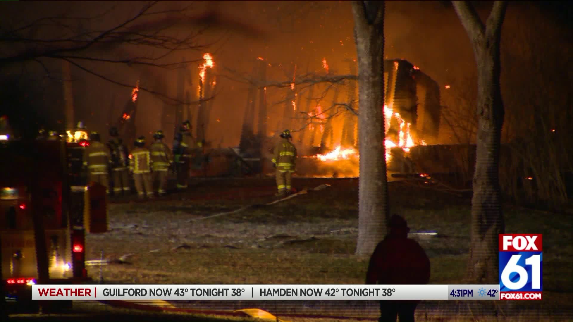 East Haddam fire destroys home