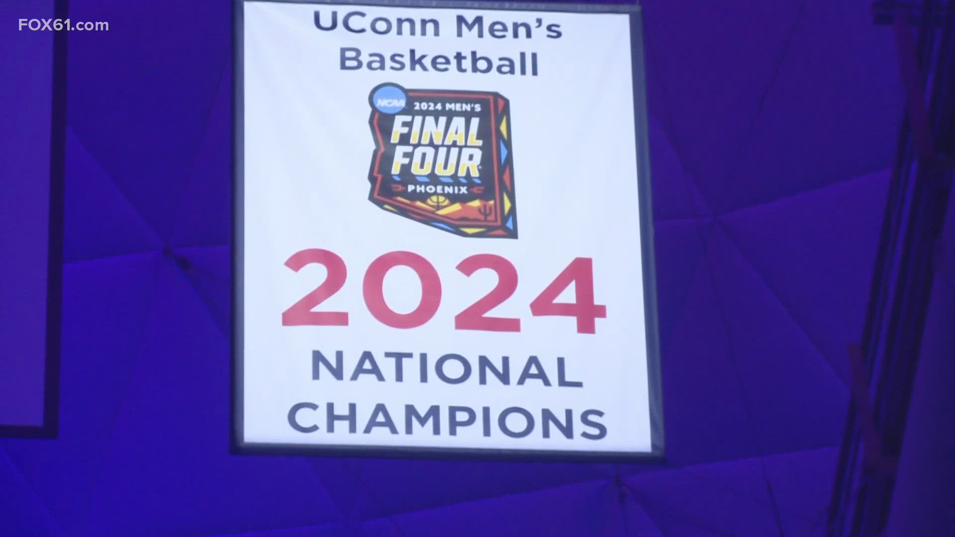 It was banner night in Storrs, as Huskies fans celebrated the 2024 national championship. This year’s team began its own journey with another double-digit victory.