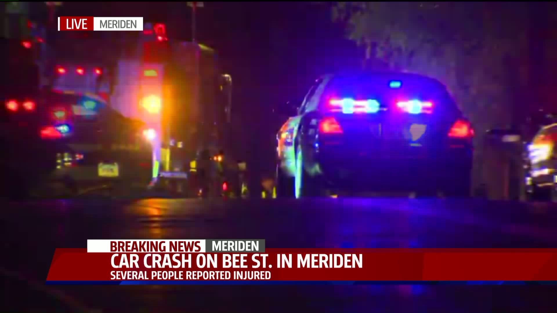 Police investigating serious rollover crash in Meriden