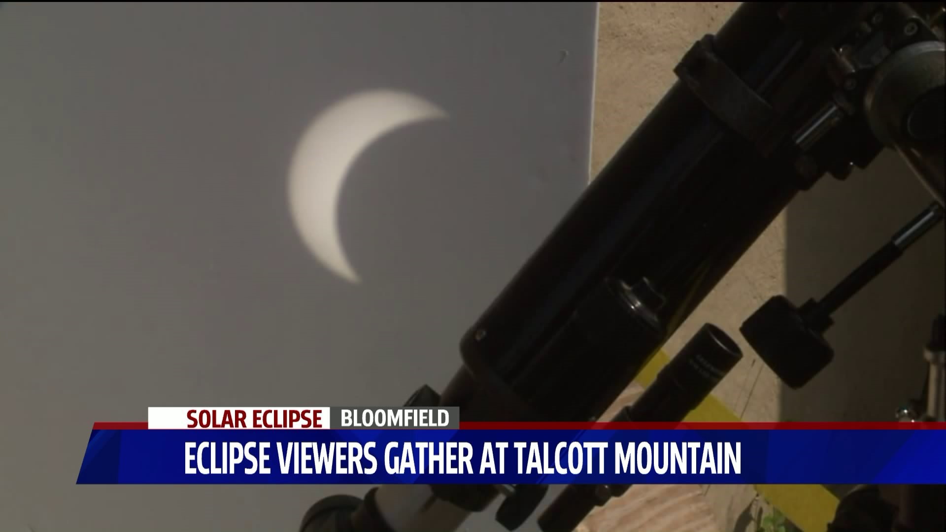 Viewing the eclipse across the state